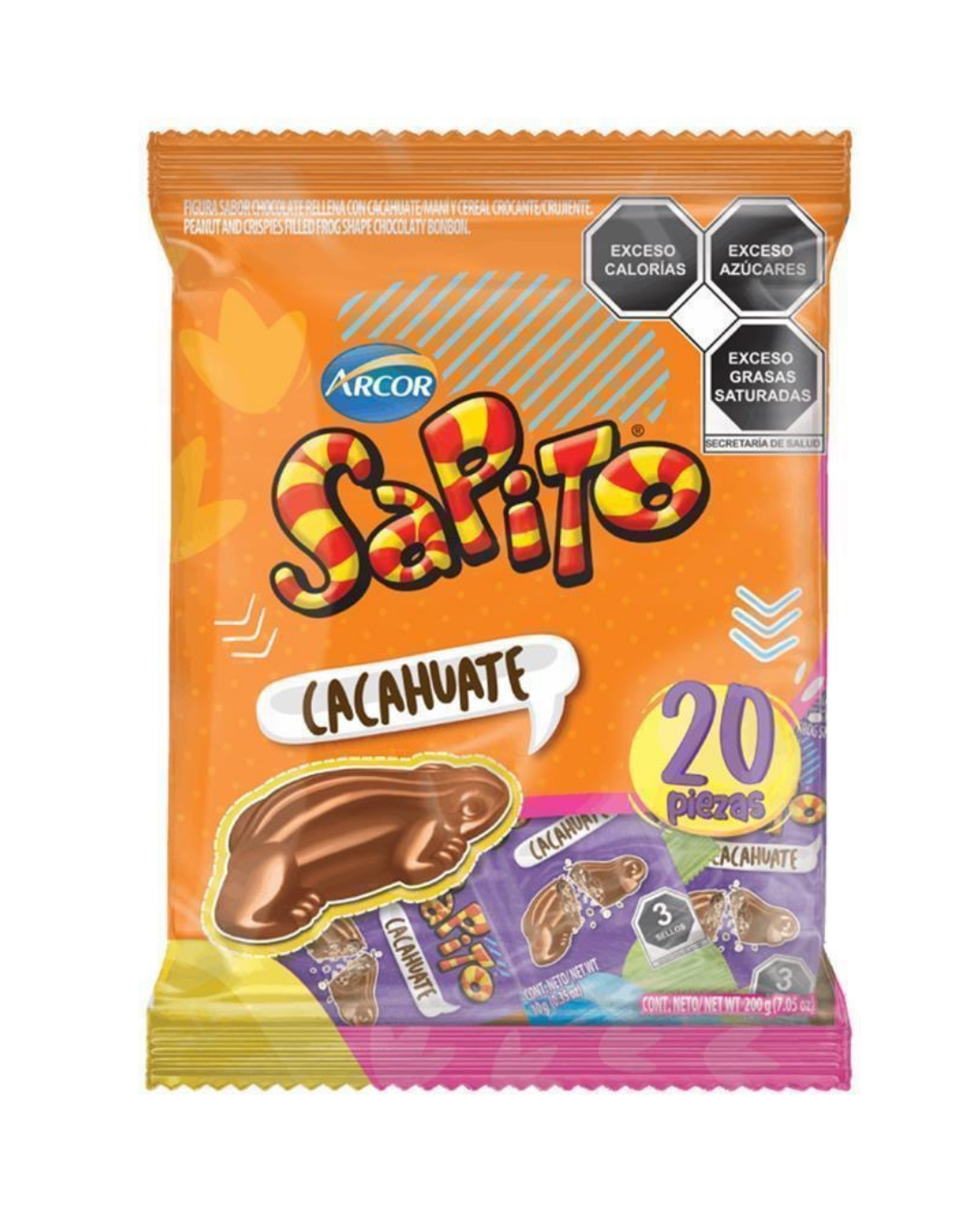 Arcor Sapito Cacahuate 20uds.